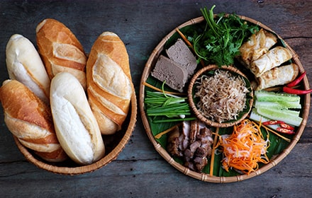 Les ingrédients du banh-mi