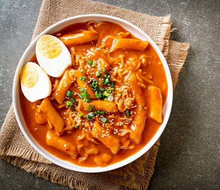 Plat de cuisine asiatique