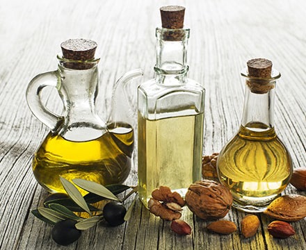 3 bouteilles d'huile d'olive italiennes