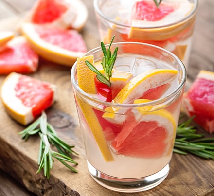 Mocktail Pamplemousse romarin