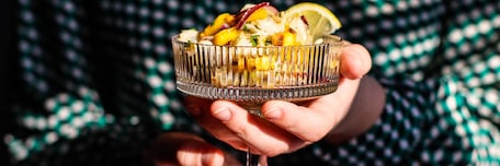 Coupe composée de produits de la mer