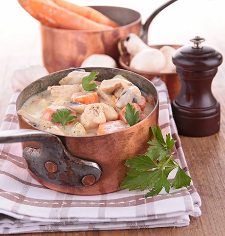 La blanquette de veau, un plat d'hiver