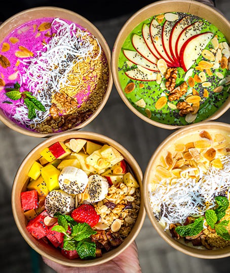 Quatre bowls healthy