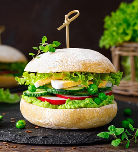 Burger végétarien