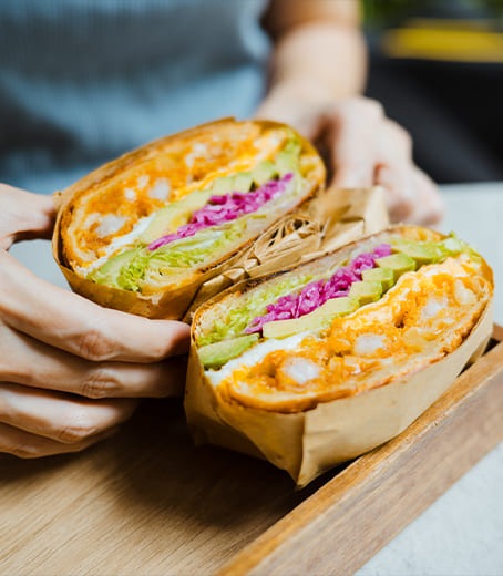 Sandwich chaud « prêt à finir »