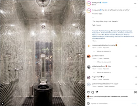 Instagram de trone_paris