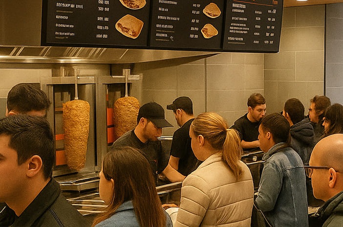 Clients dans un fast food