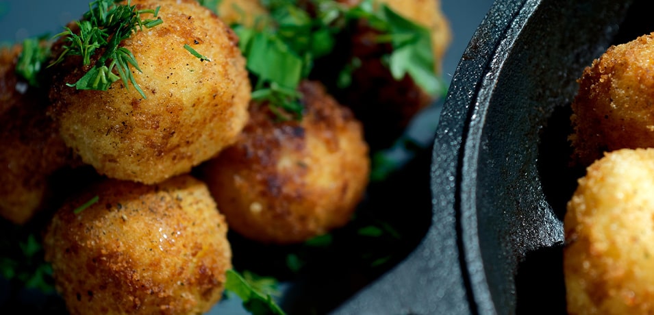 Croquettes de fromage frit