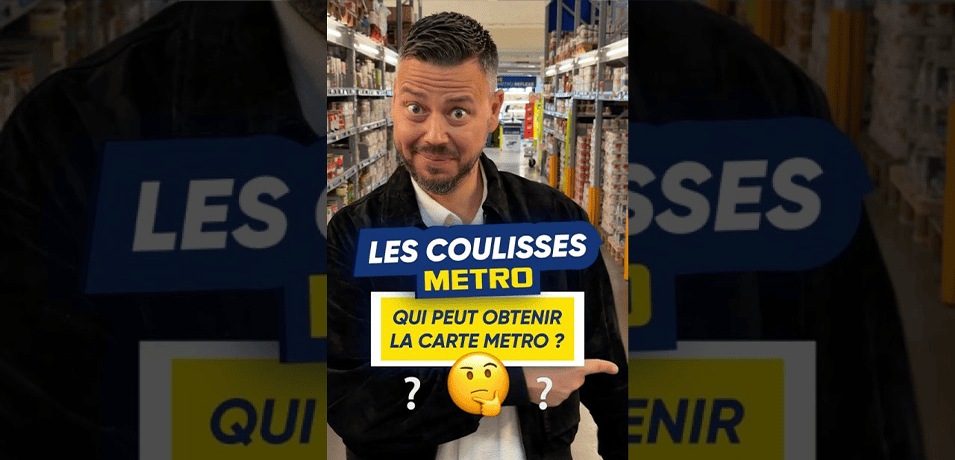 Vidéo Youtube - METRO - Qui peut devenir client METRO ? | LES COULISSES METRO
