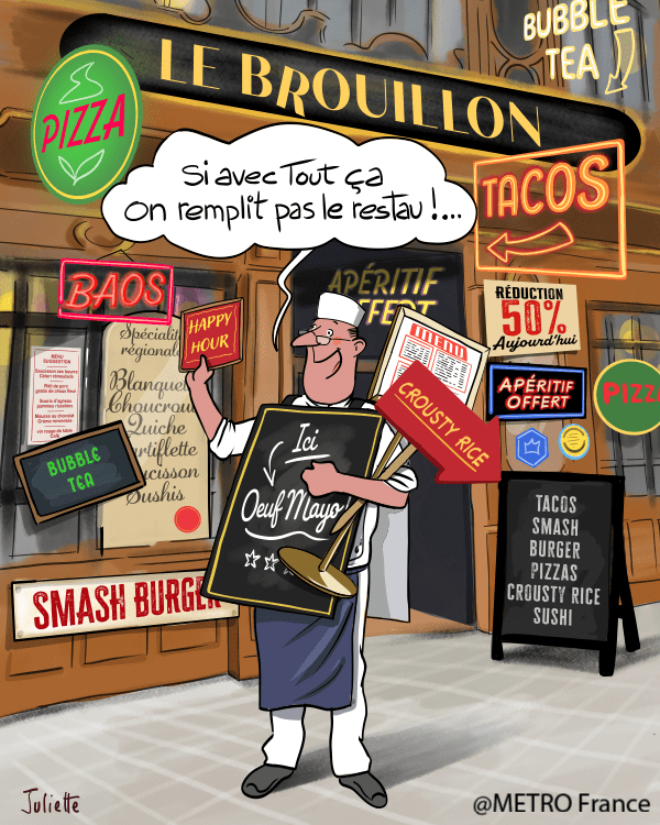 Dessin humoristique - Décembre 2025 - METRO - Juliette