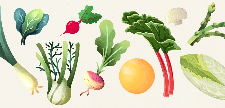 Les fruits et légumes du mois d'avril