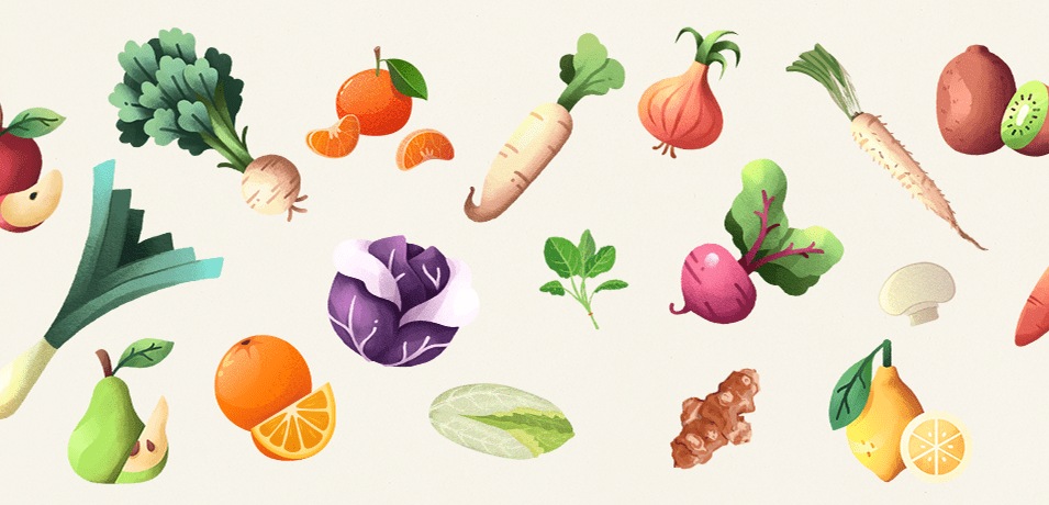 Les fruits et légumes du mois de février