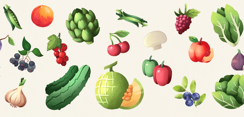 Les fruits et légumes du mois de juillet