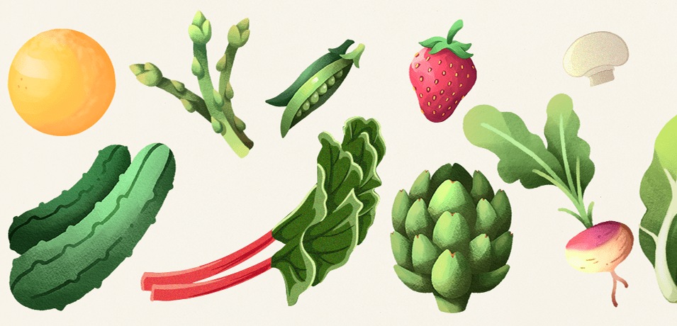 Les fruits et légumes du mois de mai