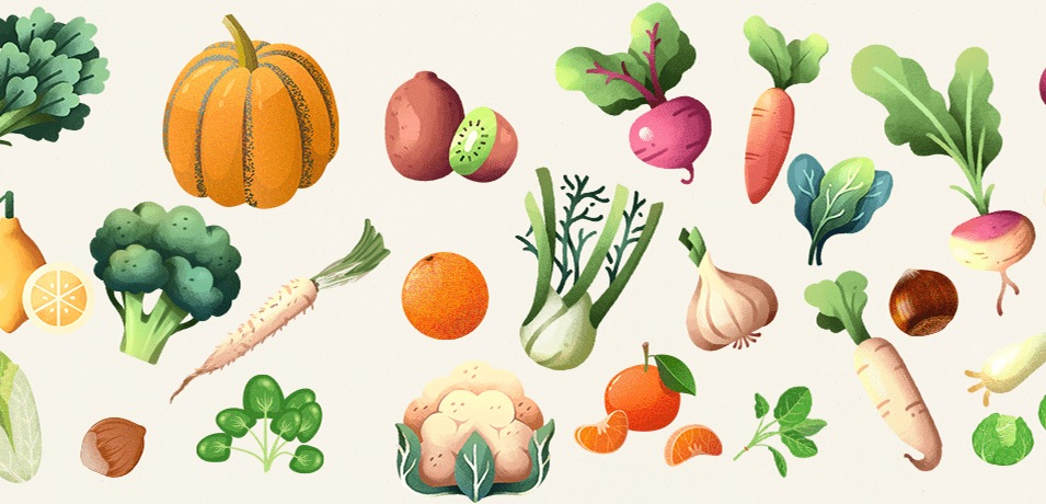 Les fruits et légumes du mois de novembre