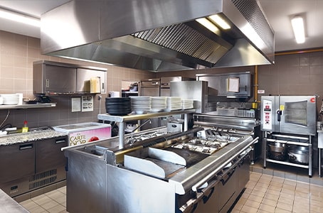 Cuisine professionnelle de restaurant