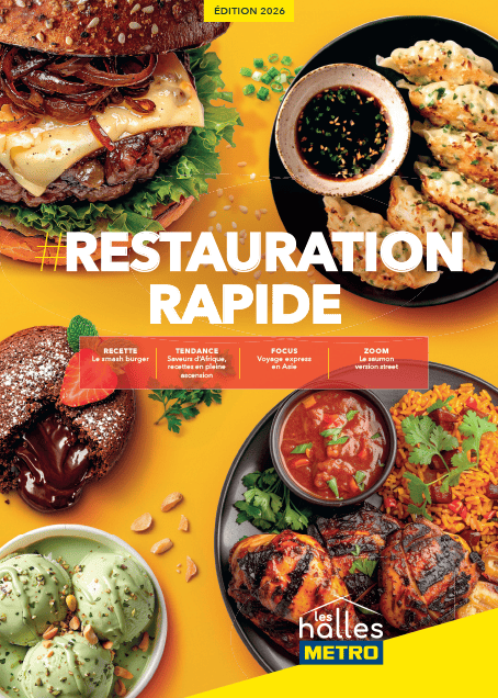 Couverture catalogue Restauration rapide - METRO - Edition 2026