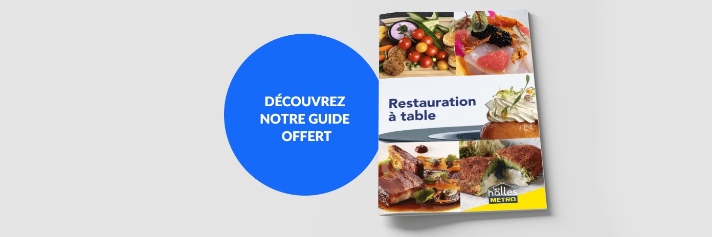 Guide METRO - Recettes restauration à table