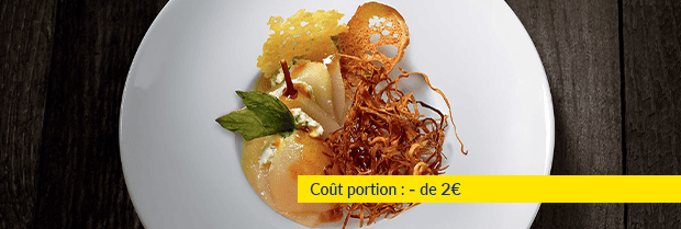 Recette de chef - Roquefort AOP sucré salé