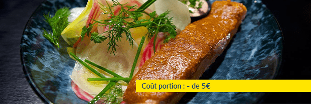 Recette de chef - Saumon rosé en croûte de saté