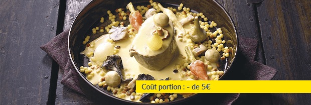 Recette de chef - Paleron de veau façon blanquette