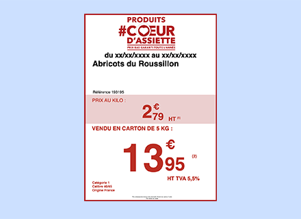 Affiche METRO - #Produits cœur d’assiette