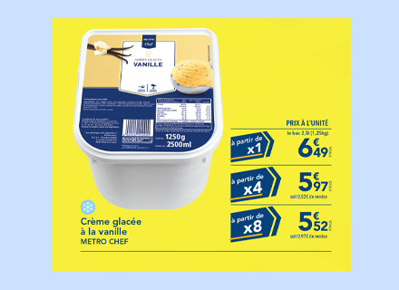 Affiche METRO - #Achetez plus, payez moins