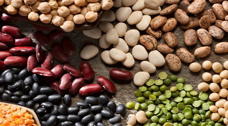 Assortiment de légumineuses