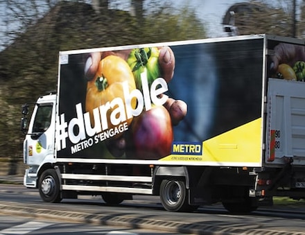 Camion de livraison METRO