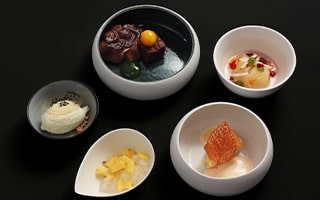 Recette de chef - Le dessert de Noël : du chocolat, des fruits, des épices, un parfum d'inattendu