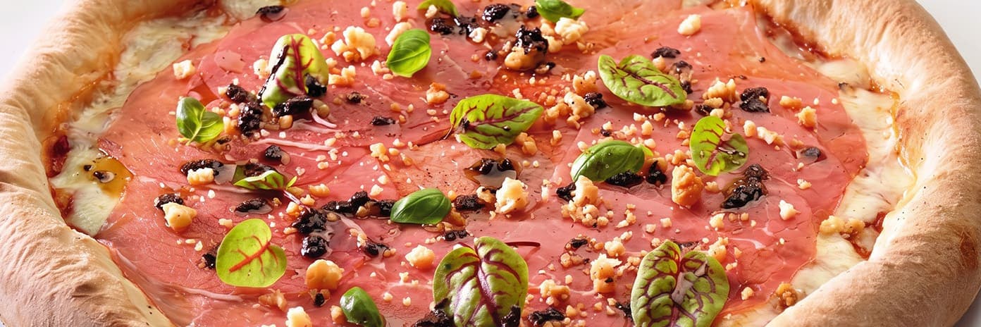 Recette de chef - Pizza Carpaccio