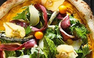 Recette de chef - Pizza magret potimarron bleu - Yann Dayer