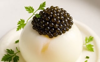 Recette de chef – Œuf mollet caviar – Raphaëlle Sinquin – 2025