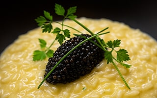 Recette de chef – Risotto crémeux au caviar – Raphaëlle Sinquin - 2025