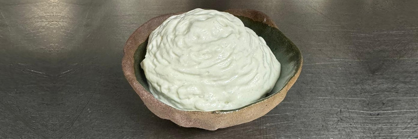 Recette de chef - Espuma gorgonzola - Wilfried Romain