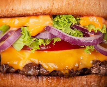 Zoom sur un burger