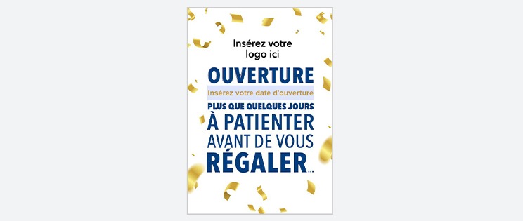 Kit de communication - Affiche ambiance festive