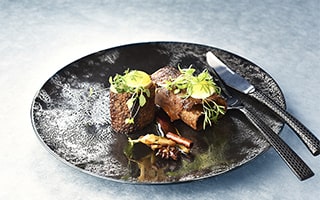 Recette de Chef -  Galette au sarrasin et porc mijoté