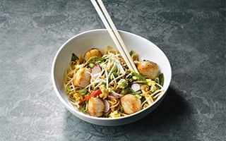 Recette de Chef - Pad thaï Noix de St-Jacques