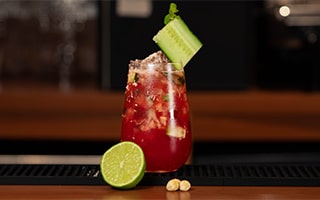 Cocktail de chef - Dry January but Happy Hour ! par Victor Delpierre, champion du monde