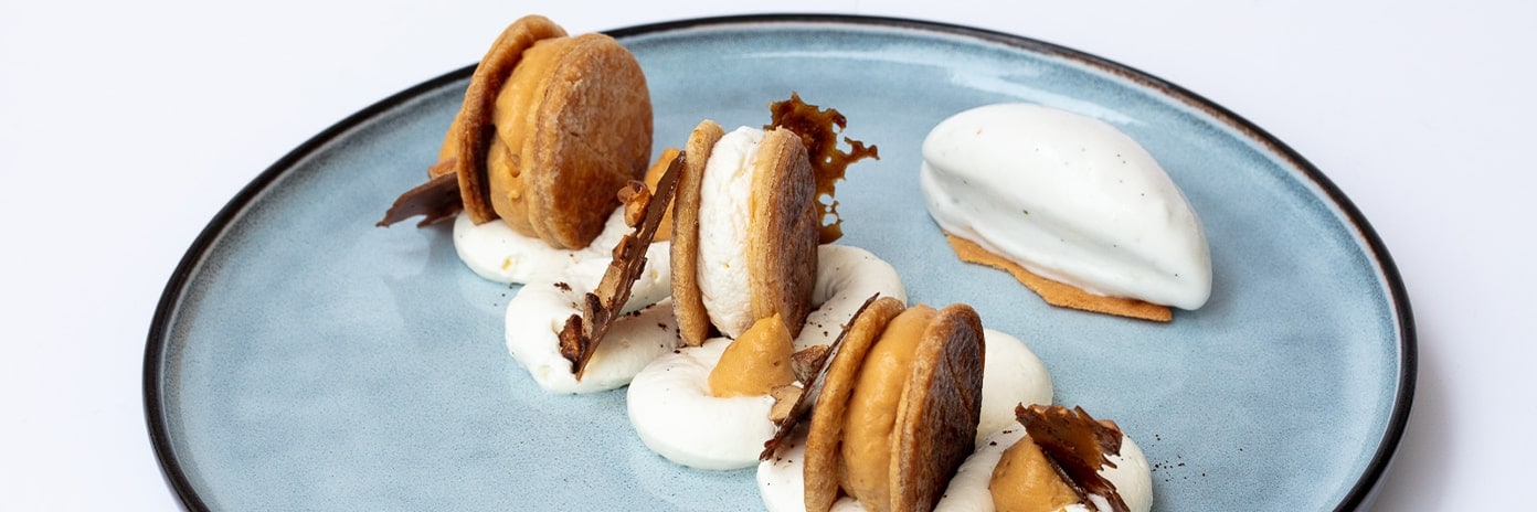 Recette de Chef - Cent feuilles, mousseux caramel chantilly