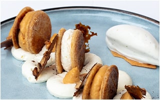 Recette de Chef - Cent feuilles, mousseux caramel chantilly