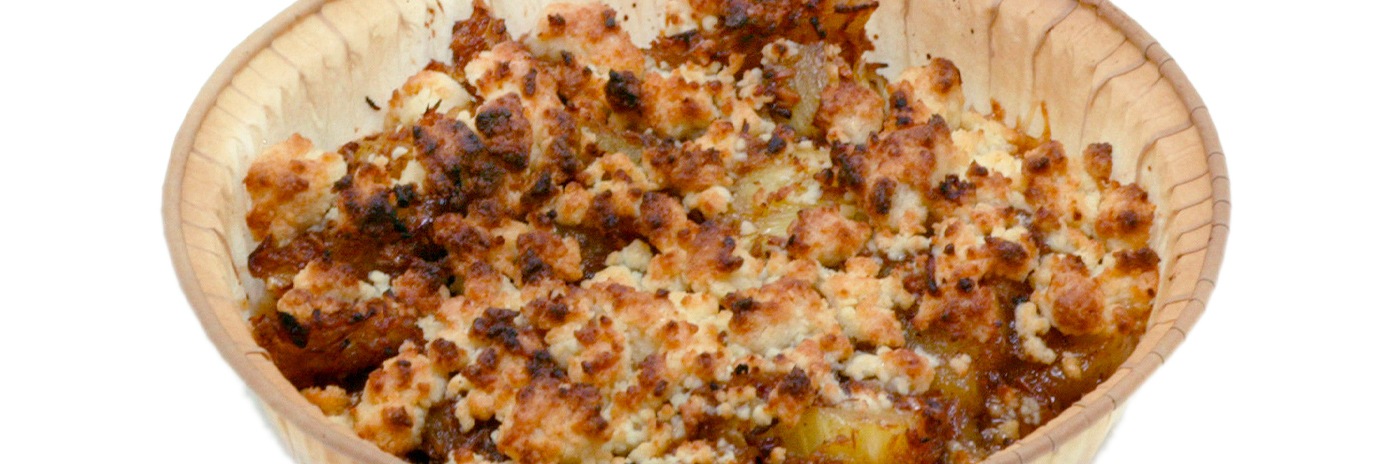 Recette de Chef - Crumble ananas et noix de coco