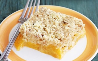 Recette de Chef - Crumble melon et pêche