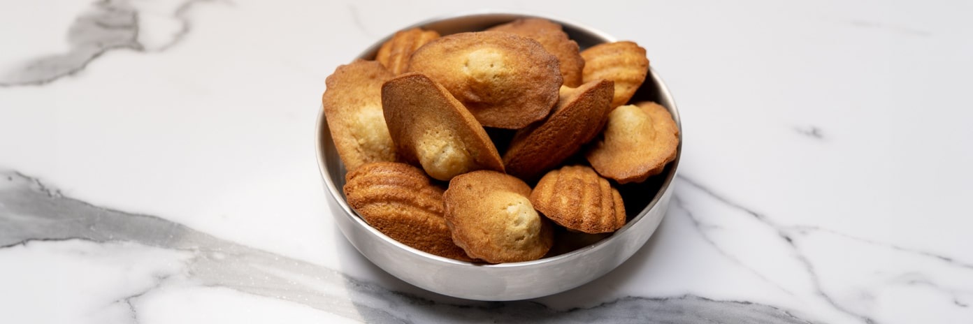 Recette de chef - Madeleines au miel et citron - Alex Cook