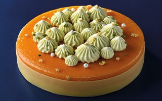 Recette de Chef - Le saint sylvestre amande, agrume et pistache