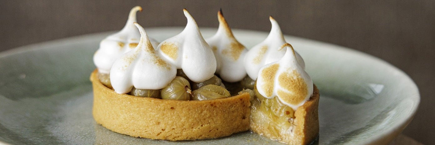 Recette de chef – Tartelette à la groseille à maquereau meringuée - Denise Hoquet