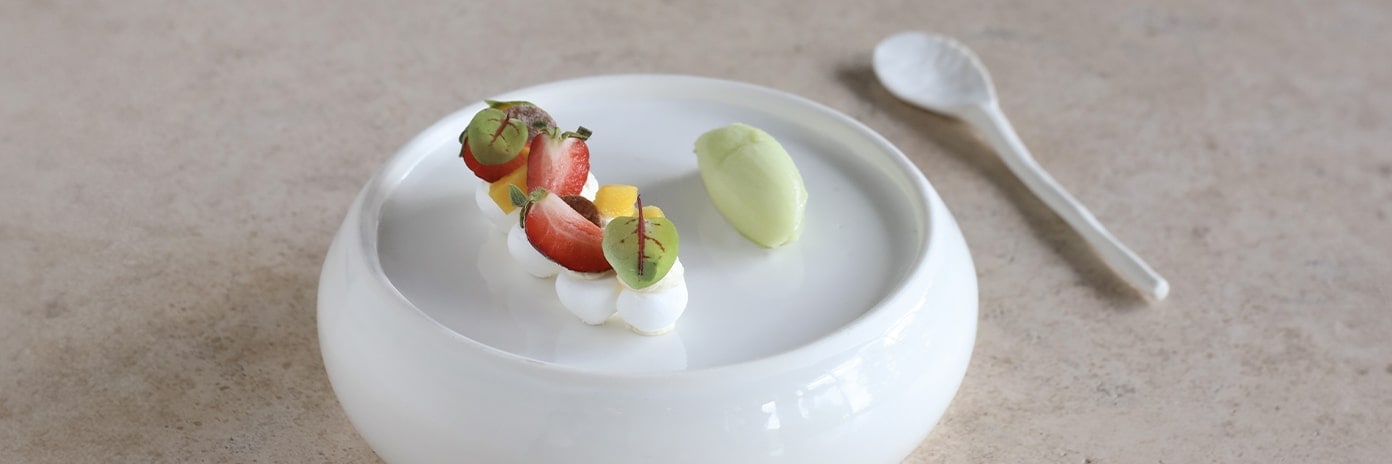 Recette de chef -  Vacherin exotique