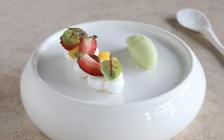 Recette de chef -  Vacherin exotique