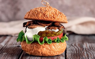 Recette de Chef - Burger, galette blé, St-Môret